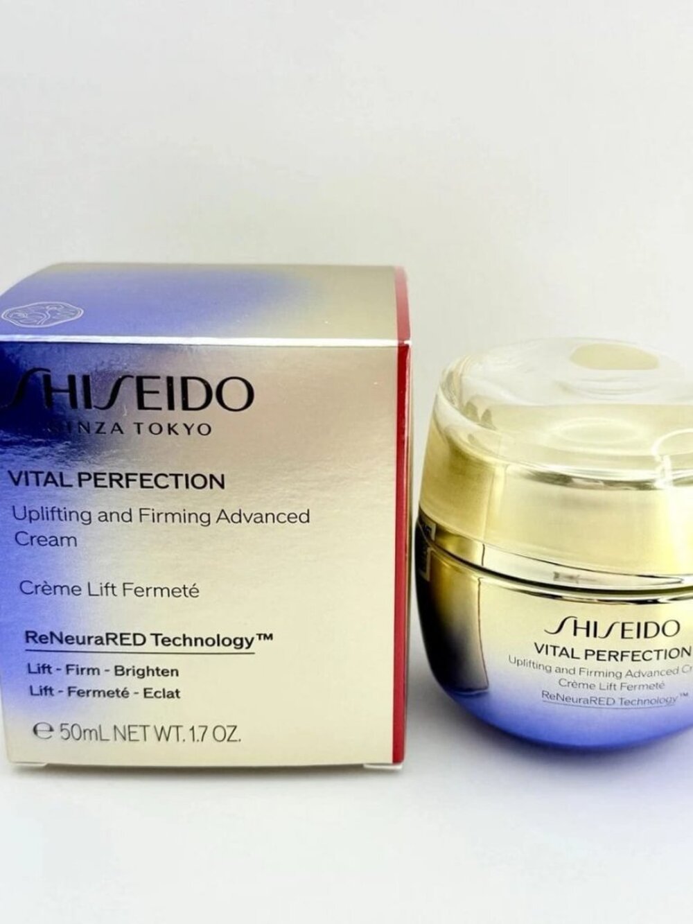 Shiseido Vital Perfection Advanced Firming Cream 1.7oz 50Ml  New in Box